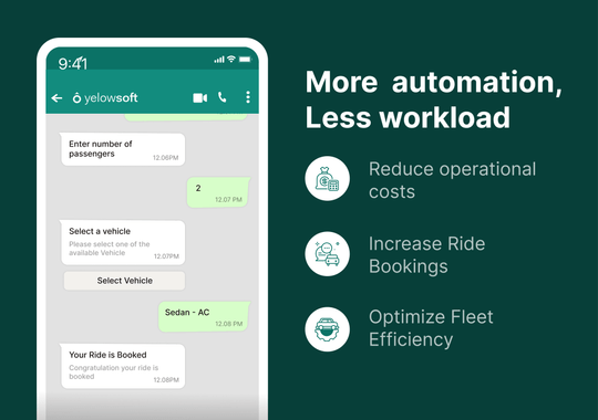 AI-powered WhatsApp chatbot for seamless taxi booking